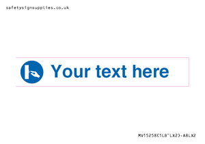 Custom Use Switch Sign